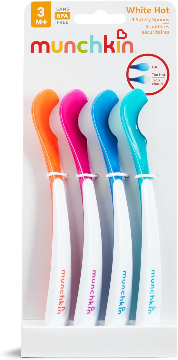 Munchkin White Hot Toddler & Baby Spoons