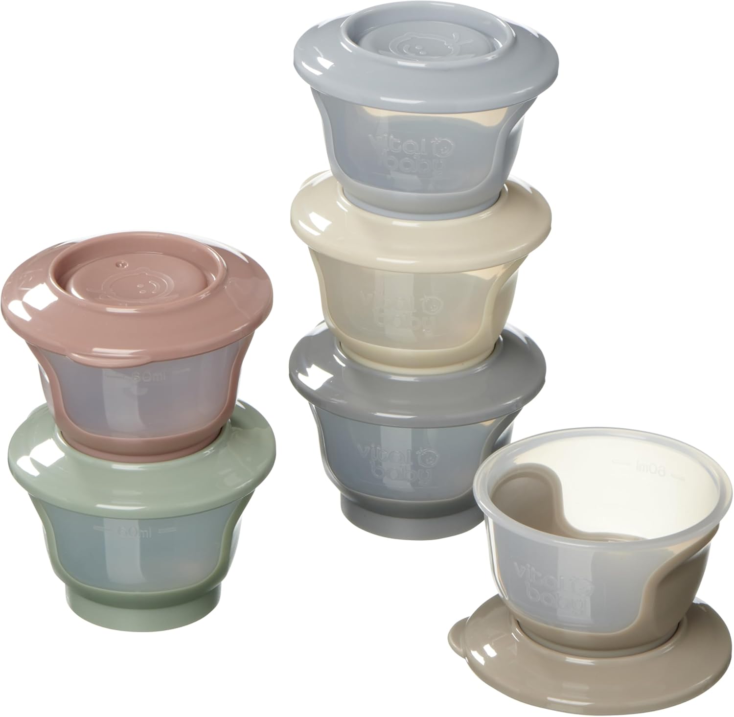 Vital Baby Nourish Store & Wean Food Pots